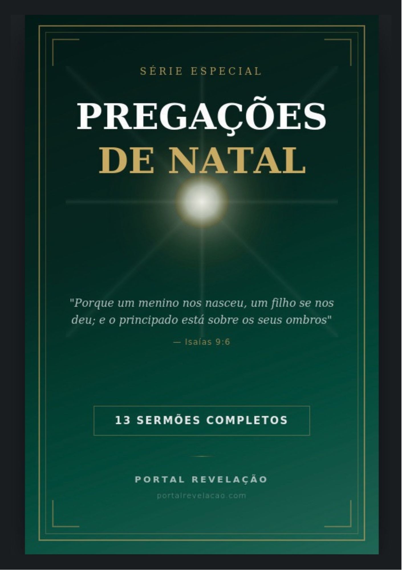 pregações de natal